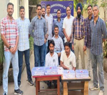 गुजरात: अहमदाबाद में चोरी के गहने और 80 लाख रुपए की चांदी के साथ दो गिरफ्तार