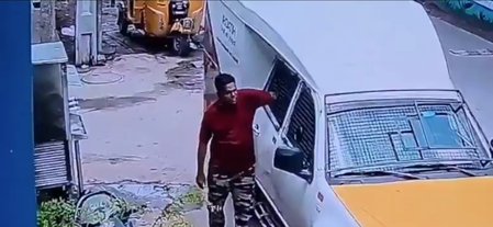 हैदराबाद में एटीएम कैश वैन चालक 17 लाख रुपए लेकर फरार