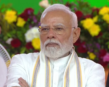 नवसारी में पीएम मोदी बोले-हमारे लिए ‘आराम हराम है’ सिर्फ नारा नहीं, हर कार्यकर्ता जनसेवा को संकल्पित
