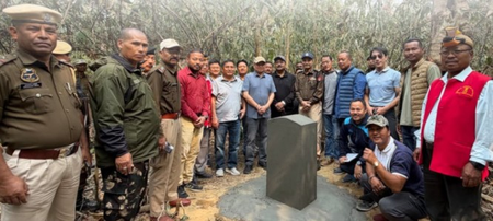 असम-अरुणाचल के बीच पहला 'बॉर्डर पिलर', सीएम हिमंत बोले- सीमा विवाद खत्म करने के लिए ये ऐतिहासिक कदम