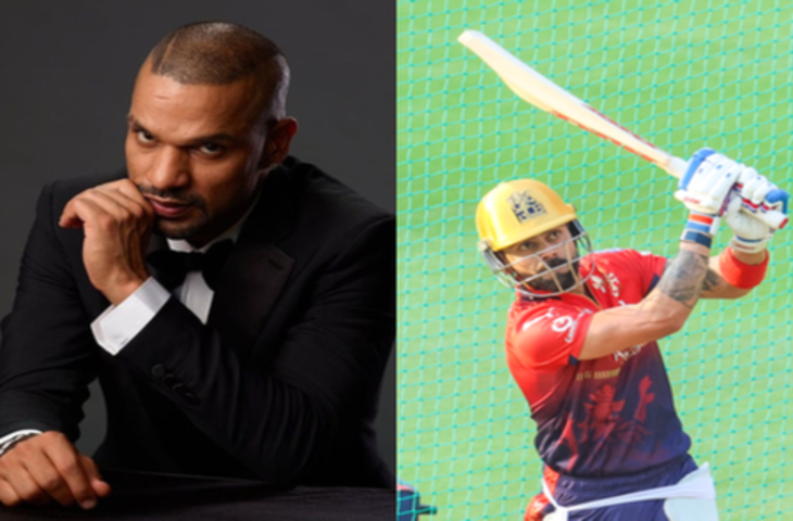 आईपीएल 2025: 'गब्बर' का टूटेगा रिकॉर्ड, इतिहास बनाने से 37 चौके दूर हैं रन मशीन विराट कोहली