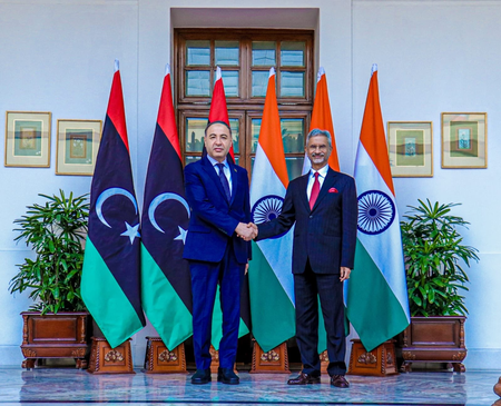 डॉ. एस जयशंकर ने एल्ताहर एसएम एल्बाउर से की मुलाकात, लीबिया के हालात का लिया जायजा