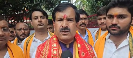 भाजपा देशहित में निर्णय लेने वाली पार्टी, धर्म की रक्षा के लिए कर रही कार्य : मृत्युंजय तिवारी