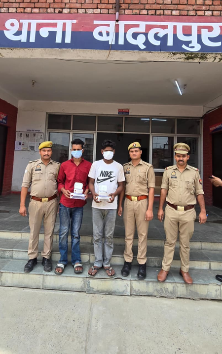 बादलपुर पुलिस ने चोरी की तीन वारदातों का किया खुलासा, दो शातिर गिरफ्तार