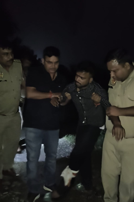 गोंडा में शराब सेल्समैन से 70 हजार की लूट का आरोपी मुठभेड़ में घायल, 19,500 रुपये बरामद