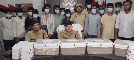 हरदोई में व्यापारी के घर हुई 1.29 करोड़ की चोरी का खुलासा, तीन नौकर समेत 14 आरोपी गिरफ्तार
