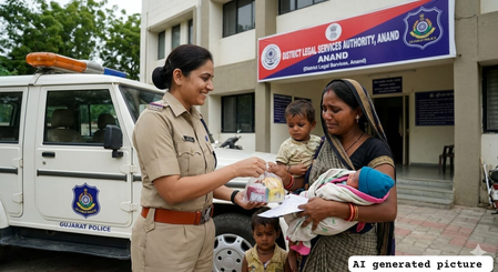 वर्दी के पीछे छिपा एक दयालु हृदय: जब गुजरात पुलिस ने जेल में बंद महिला के संरक्षक के रूप में कदम बढ़ाया
