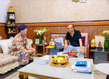 मणिपुर: मुख्यमंत्री और आईटीबीपी आईजी ने आंतरिक सुरक्षा और नागरिक कार्रवाई पर चर्चा की
