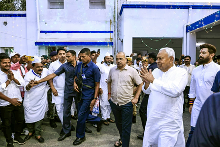 ‎बिहार: राज्यसभा चुनाव में एनडीए का शानदार प्रदर्शन, नीतीश-नितिन और उपेंद्र कुशवाहा सहित पांचों उम्मीदवार जीते