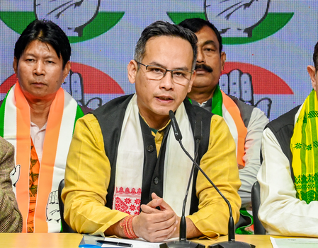 कांग्रेस भाजपा सरकार के शपथ ग्रहण समारोह में शामिल नहीं होगी: गौरव गोगोई