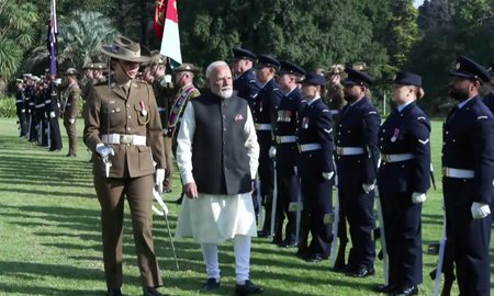 ऑस्ट्रेलिया में पीएम मोदी को मिला 'गार्ड ऑफ ऑनर', गूंजा जन गण मन...
