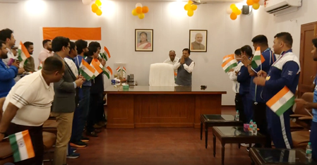 सीडब्ल्यूजी 2026: केंद्रीय राज्यमंत्री बीएल वर्मा ने पदकवीर पैरा एथलीट्स को सम्मानित किया