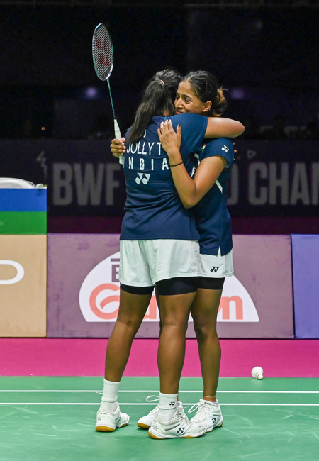 'अभी हम रुकने वाले नहीं हैं', बीडब्ल्यूएफ वर्ल्ड चैंपियनशिप में मेडल पक्का करने के बाद बोलीं त्रिसा-गायत्री