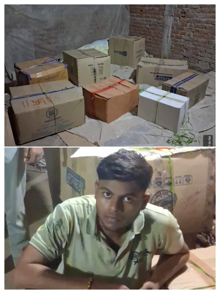 धमतरी में अवैध पटाखा कारोबार पर पुलिस की बड़ी कार्रवाई, भटगांव से 1.20 लाख रुपए के पटाखे जब्त