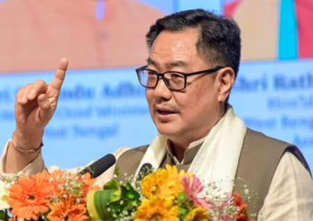 'छात्रों की गूंज' मिमिक्री विवाद पर भड़के केंद्रीय मंत्री रिजिजू, बोले-'कांग्रेस कॉमेडियन और जोकरों की पार्टी बन गई है'