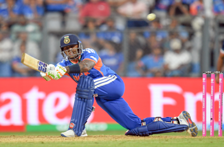 टी20 विश्व कप: सूर्यकुमार यादव का विस्फोटक अर्धशतक, भारत ने यूएसए को दिया 162 का लक्ष्य