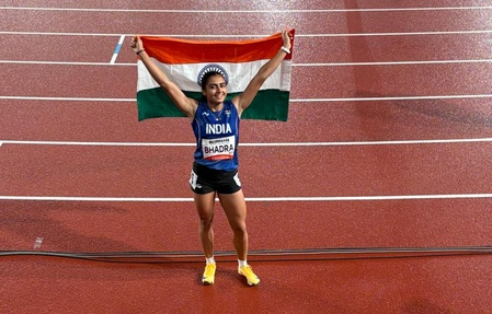एशियन गेम्स: हरिता ने महिलाओं की 200 मीटर दौड़ में जीता ब्रॉन्ज, पुरुषों में अनिमेष 5वें स्थान पर रहे