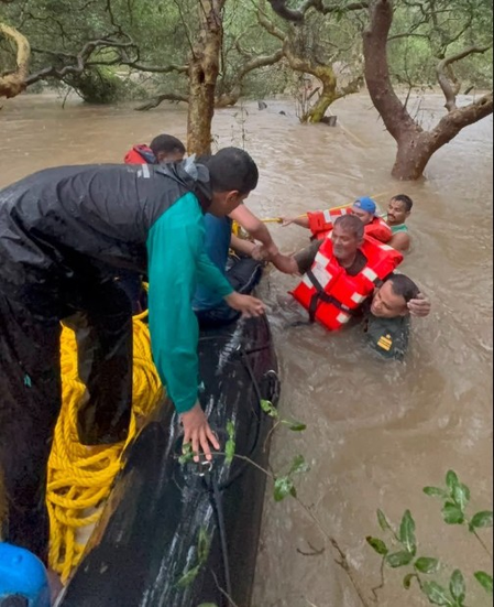 बाढ़ प्रभावित 170 लोगों का रेस्क्यू, इंडियन कोस्ट गार्ड ने फंसे हुए लोगों को एयरलिफ्ट किया