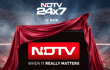 एनडीटीवी 24x7 अब बना एनडीटीवी, नई ब्रांड पहचान के साथ पेश