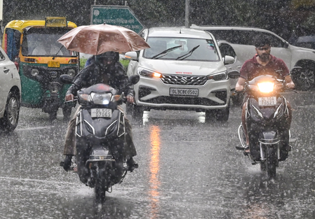 दिल्ली-एनसीआर में मानसून जारी, 24 अगस्त तक हल्की से मध्यम बारिश का पूर्वानुमान