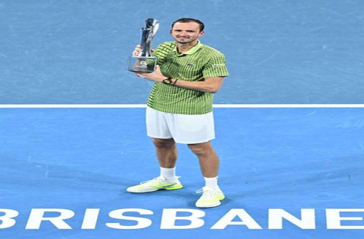 ब्रैंडन नकाशिमा को शिकस्त देकर डेनियल मेदवेदेव ने जीता ब्रिस्बेन इंटरनेशनल खिताब