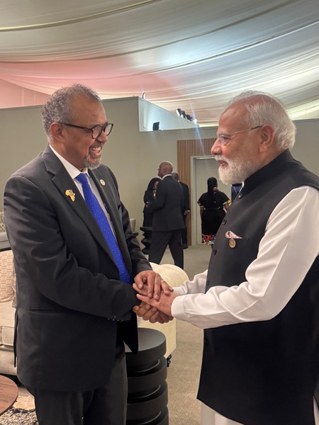 डब्ल्यूएचओ चीफ ने पीएम मोदी को जन्मदिन की दीं शुभकामनाएं, ब्रिक्स एजेंडे में स्वास्थ्य को सबसे ऊपर रखने के लिए दिया धन्यवाद