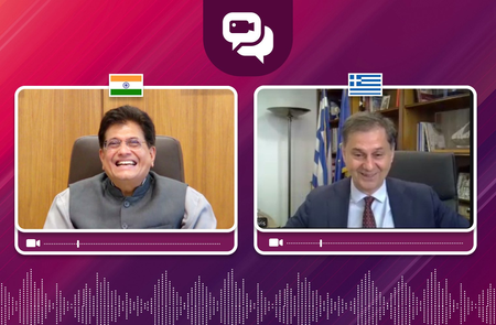 पीयूष गोयल ने ग्रीस के मंत्री के साथ की बैठक, व्यापार और पर्यटन संबंधों को और मजबूत करने पर हुई चर्चा