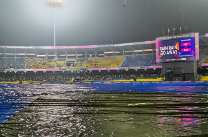 टी20 वर्ल्ड कप: कोलंबो में बारिश जारी, टॉस के बाद अब तक शुरू नहीं हो सका पाकिस्तान-न्यूजीलैंड मैच