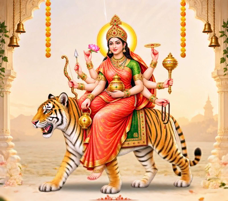 शारदीय नवरात्रि का चौथा दिन : मां कूष्मांडा की पूजा-अर्चना से मिलता है सुख-समृद्धि का आशीर्वाद