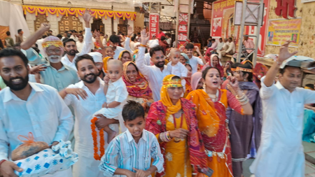 सीकर: जीणमाता शक्तिपीठ में शारदीय नवरात्रि का आगाज, मां शैलपुत्री के रूप में दिए दर्शन