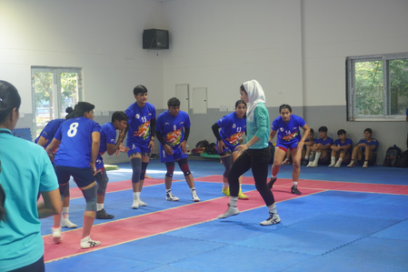 एशियन गेम्स 2026 से पहले भारत और ईरान की महिला कबड्डी टीम ने साथ में की ट्रेनिंग