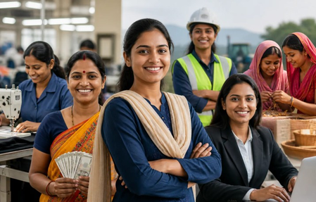 एनएसओ रिपोर्ट: रोजगार में महिलाओं की बढ़ी भागीदारी, देश के 57.8 प्रतिशत जिलों में एलएफपीआर 40 फीसदी से अधिक