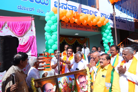 'राष्ट्र पहले' की विचारधारा के साथ निरंतर आगे बढ़ रही भाजपा : बीवाई विजयेंद्र