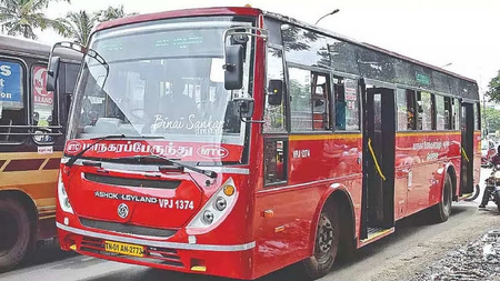 तमिलनाडु: मेट्रोपॉलिटन ट्रांसपोर्ट कॉरपोरेशन सोमवार से 41 नई बसों का करेगा संचालन