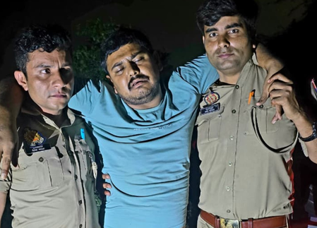 यूपी: गाजियाबाद में 50 हजार रुपए का इनामी मुठभेड़ के बाद गिरफ्तार, पुलिस ने सुलझाया लोनी हत्याकांड