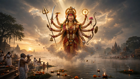महालया अमावस्या पर श्रद्धालु गंगा स्नान कर पितरों का कर रहे तर्पण, सीएम सुवेंदु और हिमंता ने मां के आगमन की दी शुभकामनाएं