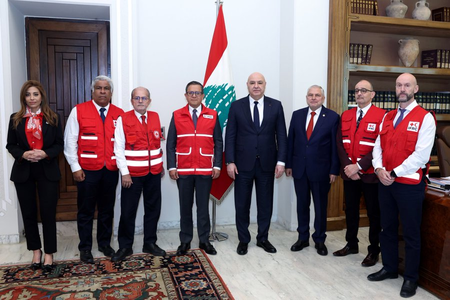 रेड क्रॉस-रेड क्रिसेंट से लेबनानी राष्ट्रपति ने की मुलाकात, इजरायली हमलों को बताया नियम विरुद्ध
