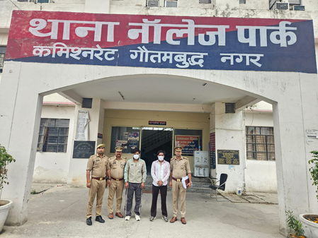 रंगदारी मांगने वाले दो आरोपी गिरफ्तार, रेस्टोरेंट संचालकों और ठेला कारोबारियों को करते थे परेशान
