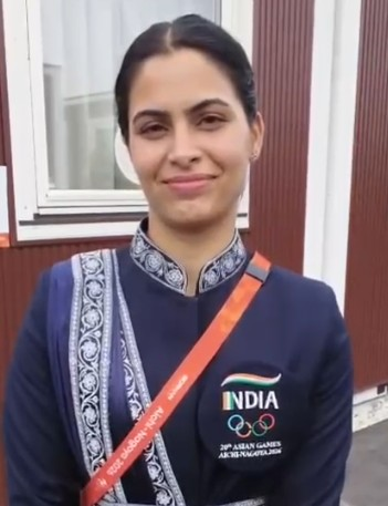 एशियन गेम्स 2026: सम्मानित महसूस कर रही हूं, फ्लैग बियरर बनने पर मनु भाकर का बयान