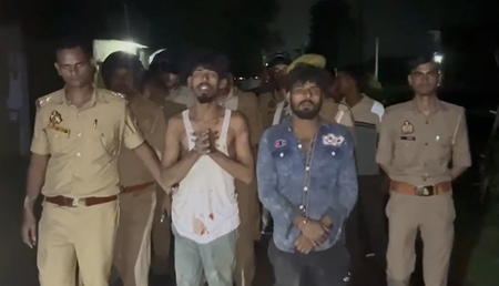 गोंडा में पुलिस पीवीआर पर हमला करने वाले दो सगे भाई गिरफ्तार, माफी मांगते वीडियो आया सामने