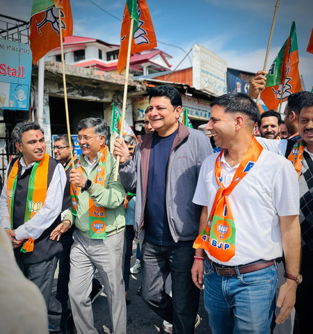 पश्चिम बंगाल, असम और पुडुचेरी में भाजपा की जीत पर शिमला में जश्न का माहौल