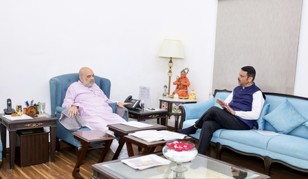 महाराष्ट्र के मुख्यमंत्री ने गृह मंत्री अमित शाह को सूखे की स्थिति से अवगत कराया, केंद्र से सहायता मांगी