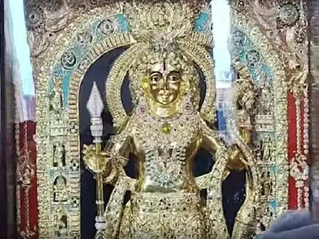 अयोध्या : सोने और हीरे से जड़ी प्रभु श्रीराम की प्रतिमा का अनावरण, भक्तों में खुशी