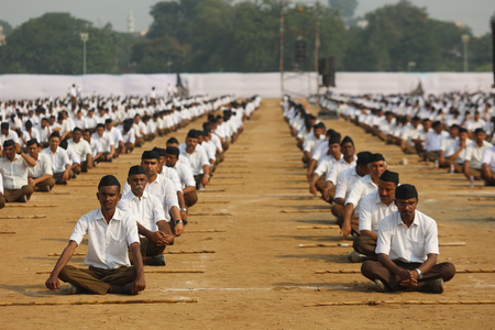शताब्दी वर्ष में आरएसएस की दैनिक शाखाओं की संख्या 1.01 लाख के पार