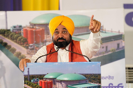 पंजाब के मुख्यमंत्री ने लुधियाना में कंप्रेस्ड बायो-गैस प्लांट की आधारशिला रखी