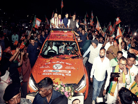 असम में जन आशीर्वाद यात्रा को लोगों का रिस्पॉन्स भाजपा के लिए मजबूत समर्थन दिखाता है: सीएम सरमा
