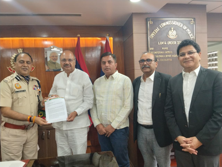 दिल्ली भाजपा ने नितिन नवीन की तिरंगे के साथ फर्जी तस्वीर को लेकर पुलिस में दर्ज कराई शिकायत