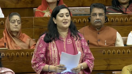 लोकसभा में बांसुरी स्वराज बोलीं-'एंटी पेपर लीक बिल मोदी सरकार की संवेदनशीलता का प्रमाण'