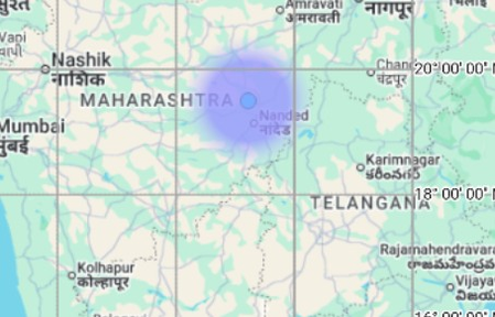 महाराष्ट्र के हिंगोली में फिर महसूस किए गए भूकंप के झटके, 2.9 रही तीव्रता