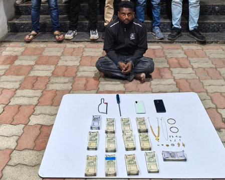 गुजरात पुलिस की कार्रवाई: दादर से कुख्यात अपराधी गिरफ्तार, 18 लाख का कीमती सामान बरामद